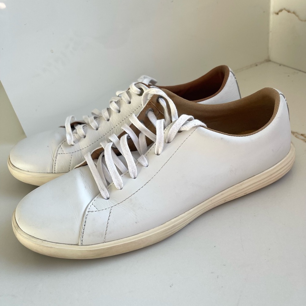 Cole Haan Grand Crosscourt II white sneakers